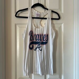 Atlanta Braves Striped Tank Top
